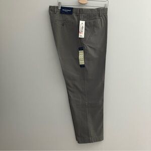 NEW Austin Reed London Chino Style Pants Olive Green Mens Size W38 x L30